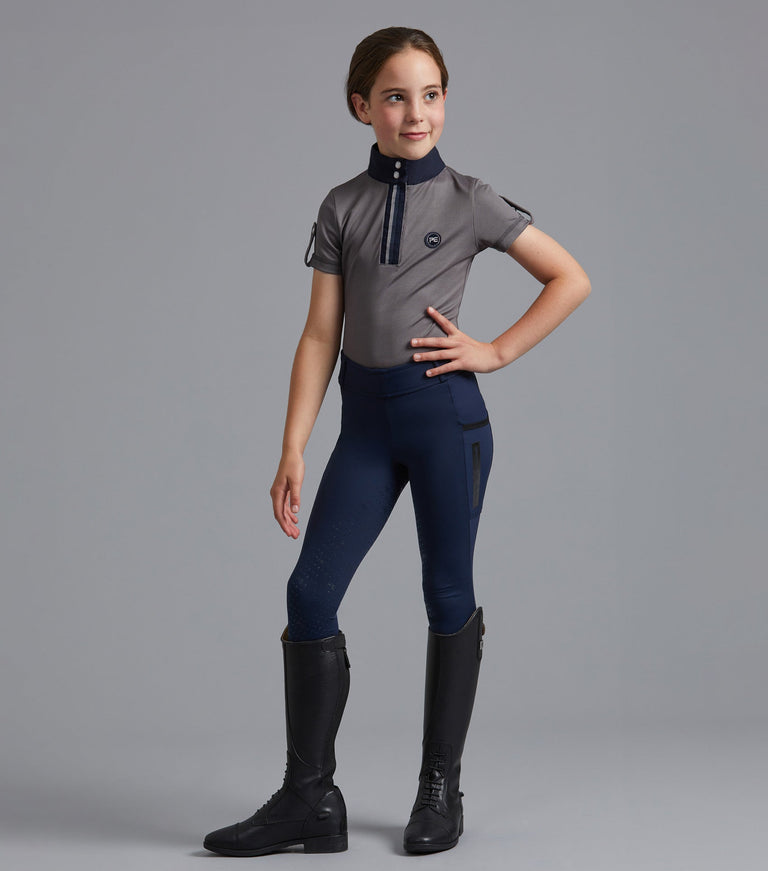 Premier Equine Concerto girls riding tights (navy, grey or black)