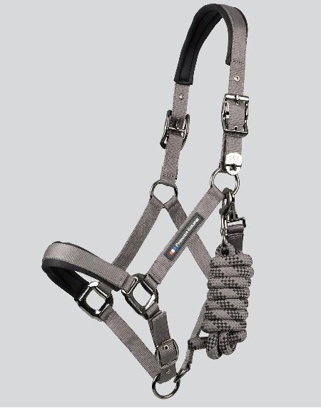 Premier Equine Corda Padded Halter / Head Collar with Lead Rope