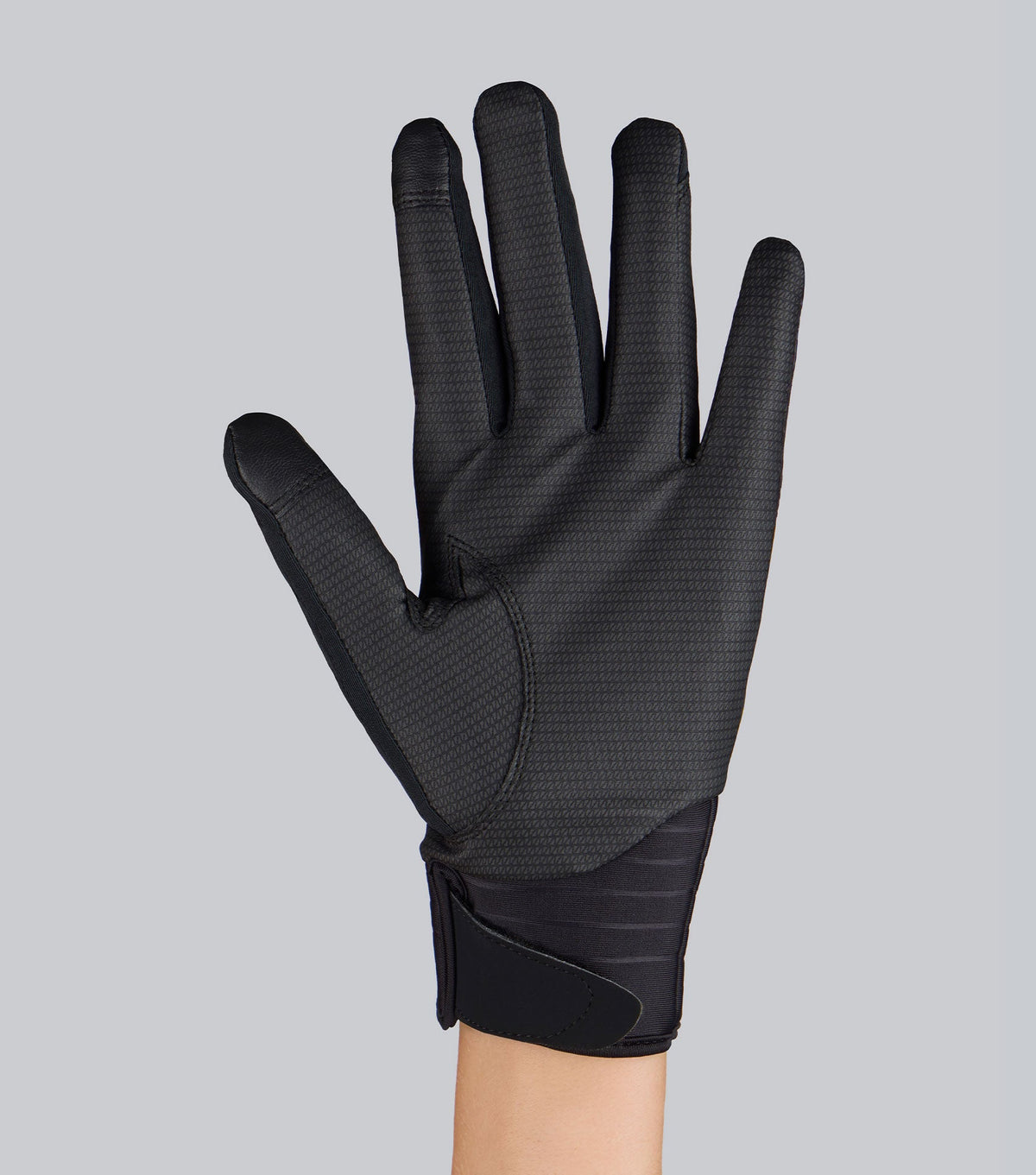 Description:Hydrex Waterproof Riding Gloves_Colour:Black_Position:6