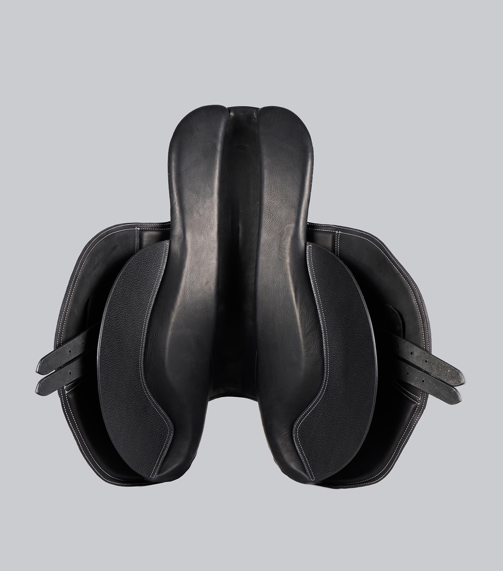 Description:Leather Exercise Racing Saddle Full Tree_Colour:Black_Position:6