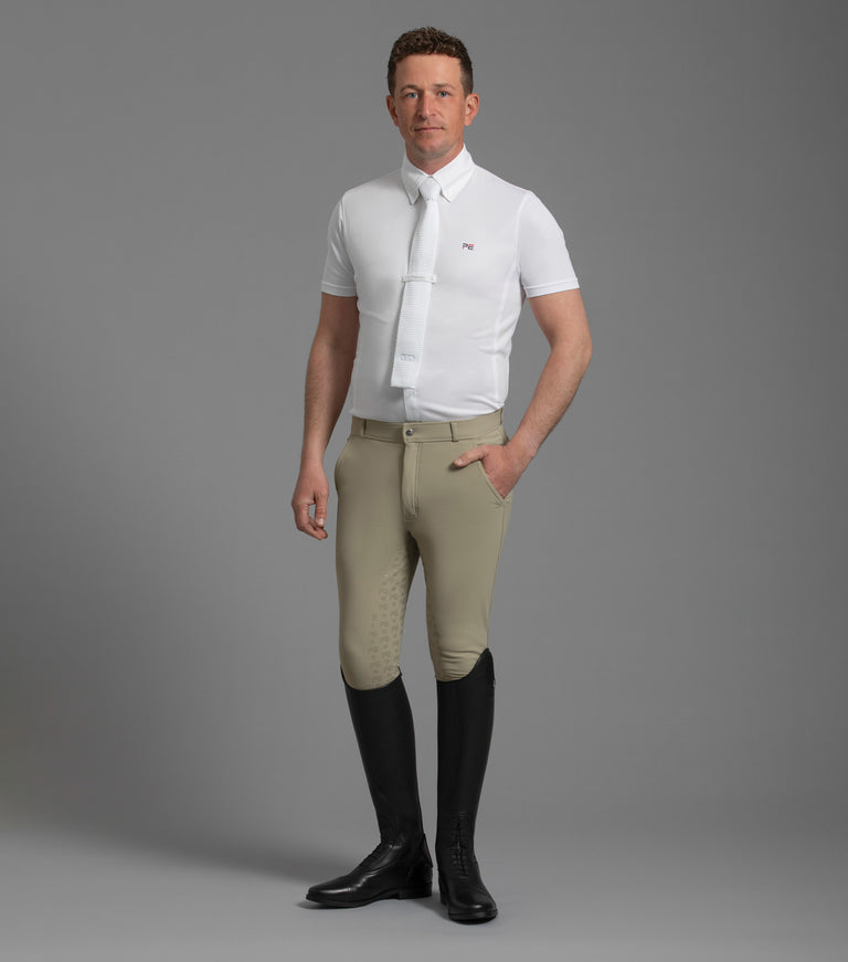 Premier Equine Levanzo Men's Full Seat Gel Riding Breeches (beige, navy, grey or black)