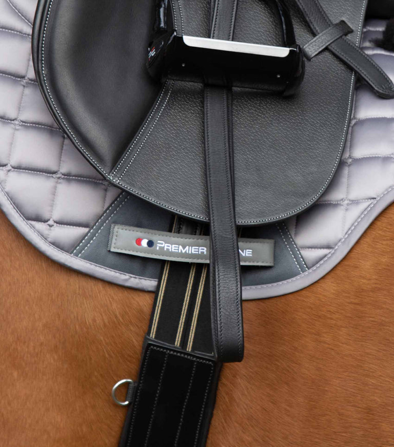 Premier Equine Lizzano Anatomic Leather Stud Girth (available in brown and in black)