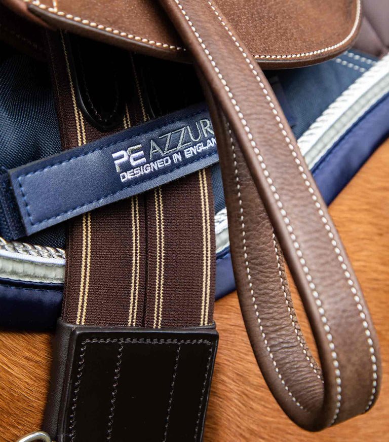 Premier Equine Lizzano Anatomic Leather Stud Girth (available in brown and in black)