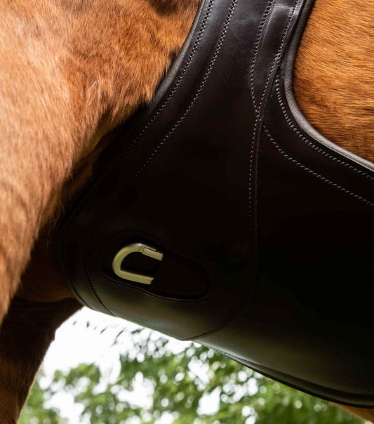 Premier Equine Lizzano Anatomic Leather Stud Girth (available in brown and in black)