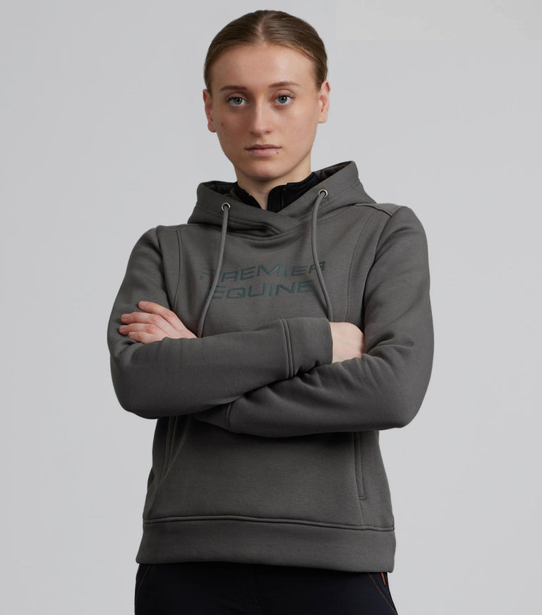 Premier Equine Lucia Ladies Hoodie (Grey)