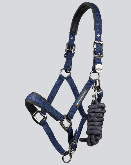 Premier Equine Corda Padded Halter / Head Collar with Lead Rope