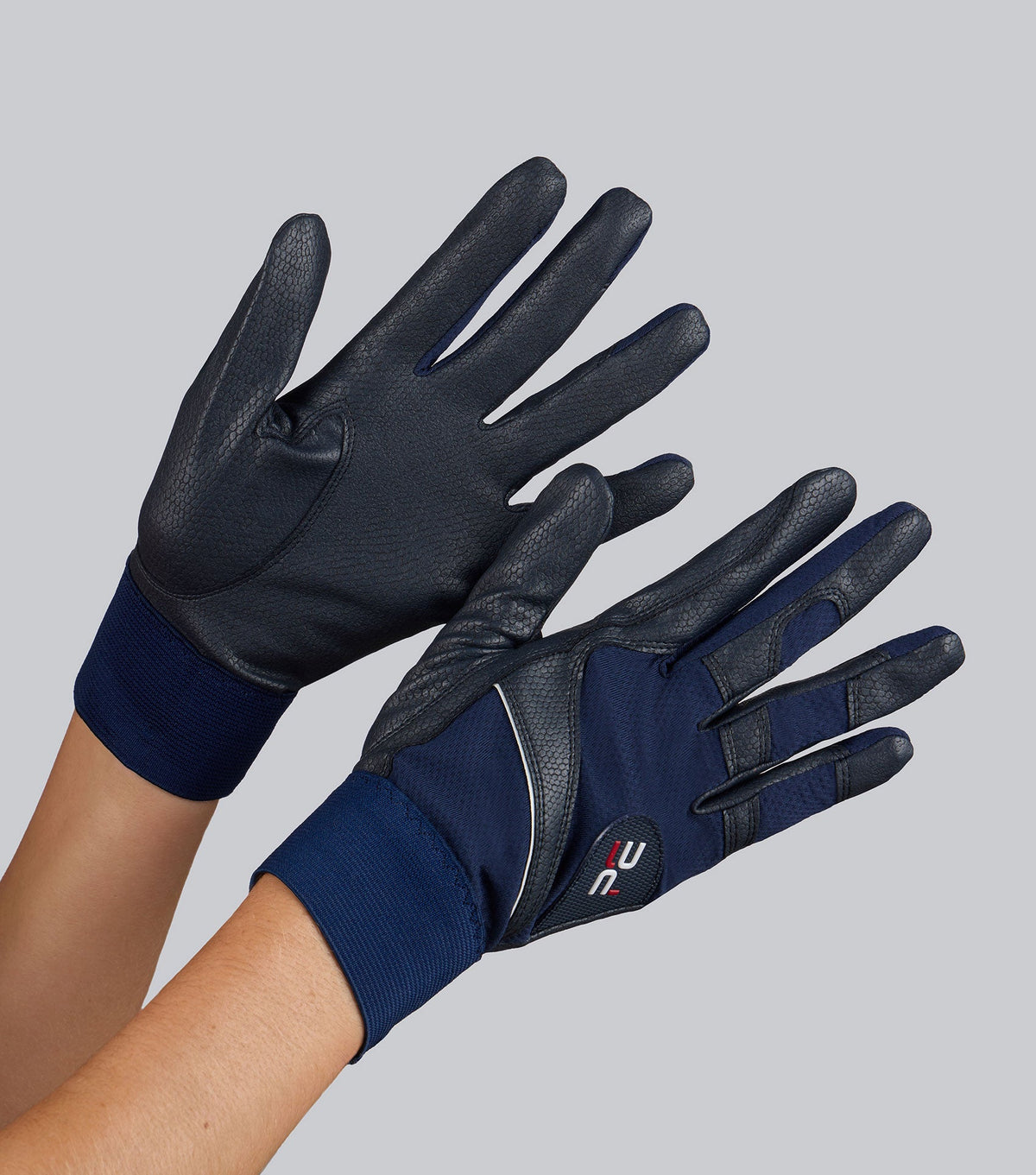 Description:Nexa Riding Gloves_Colour:Navy_Position:1