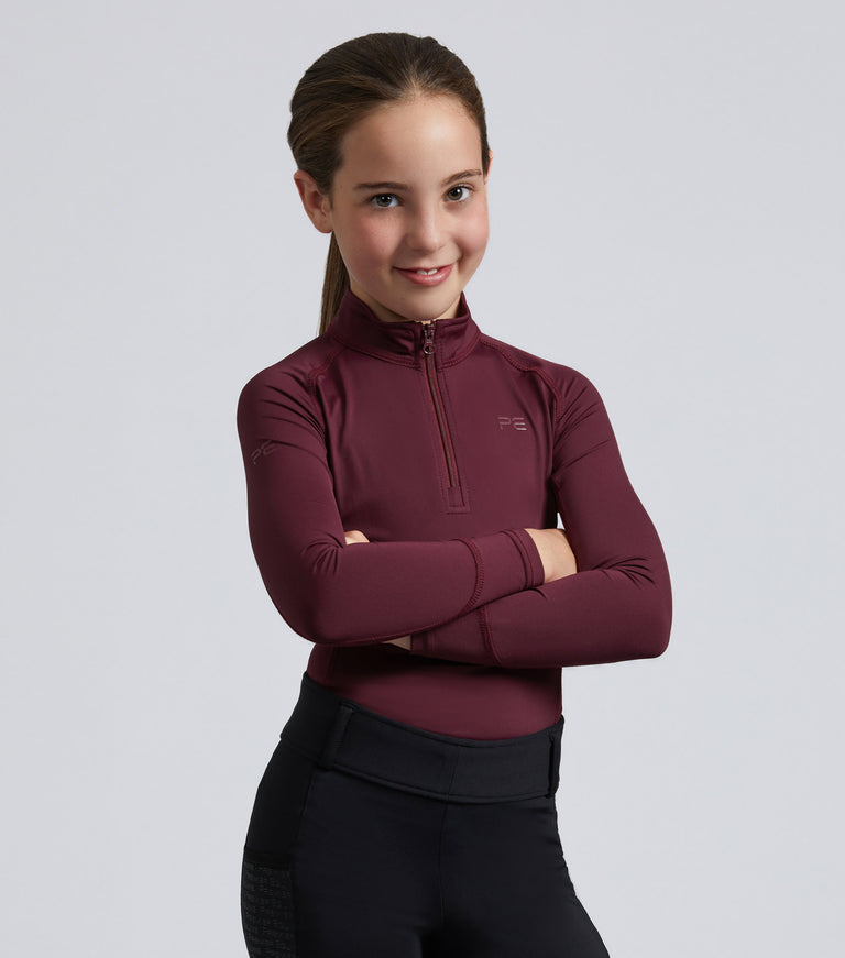 Premier Equine Junior Ombretta Technical Riding Top (girls and boys)