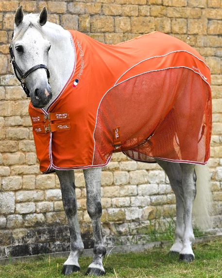 Premier Equine Atlas Mesh Horse Cooler Rug Navy