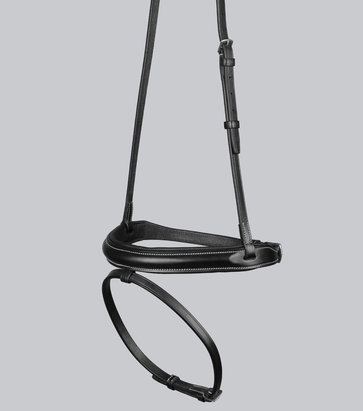 Description:Padded Noseband for Pro Elevator Bridle_Colour:Black_Position:1