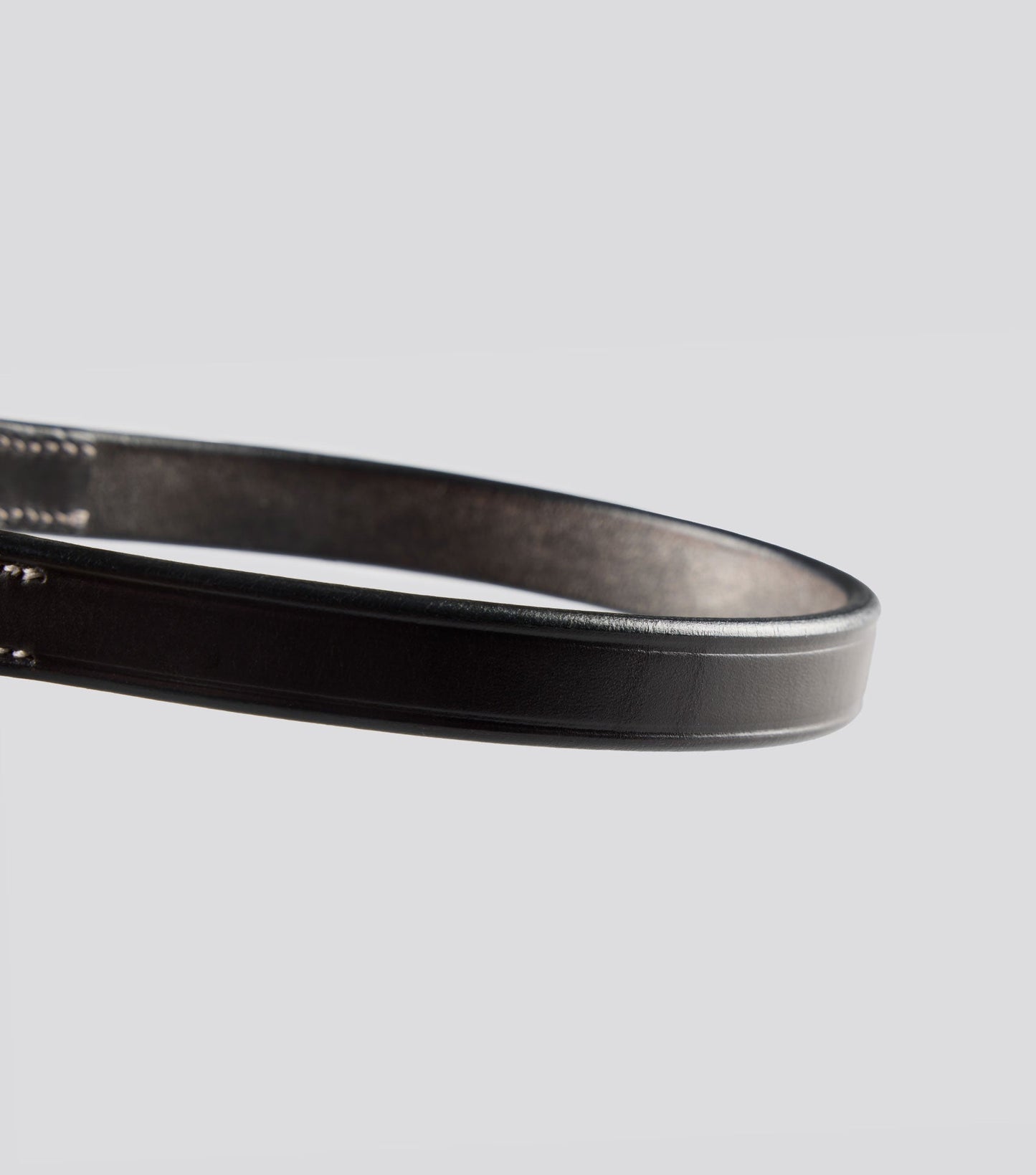 Description:plain browband for hunter bridle_Colour:dark havana_Position:4