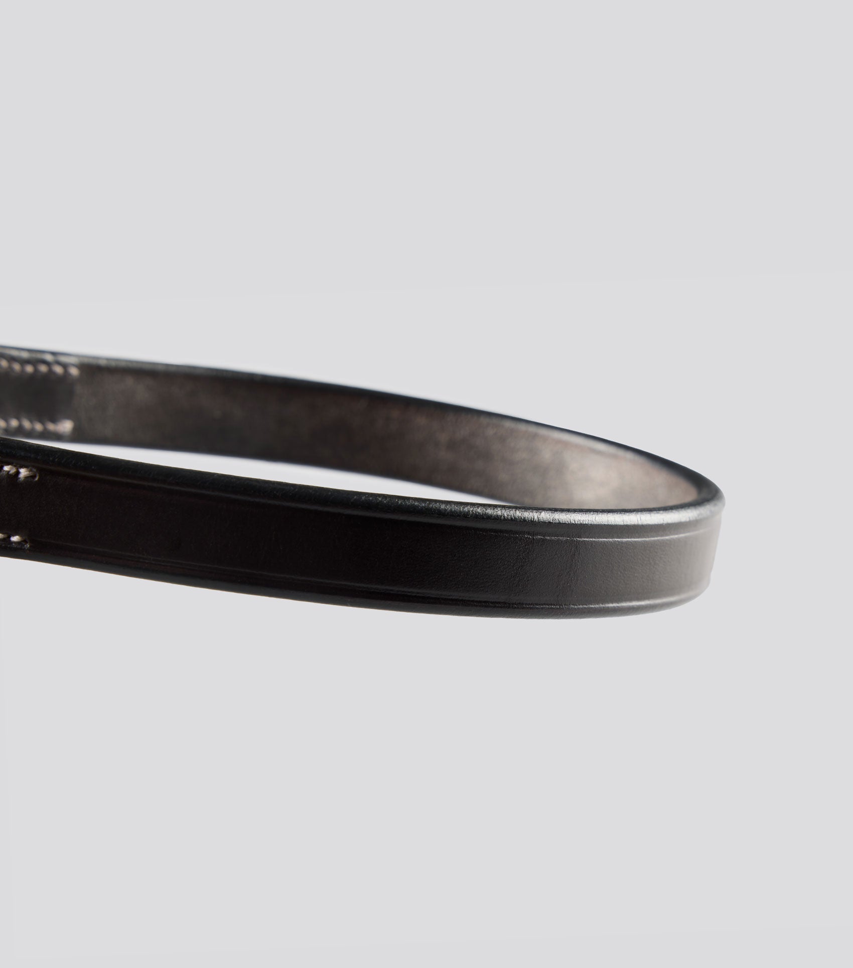 Description:plain browband for hunter bridle_Colour:dark havana_Position:4
