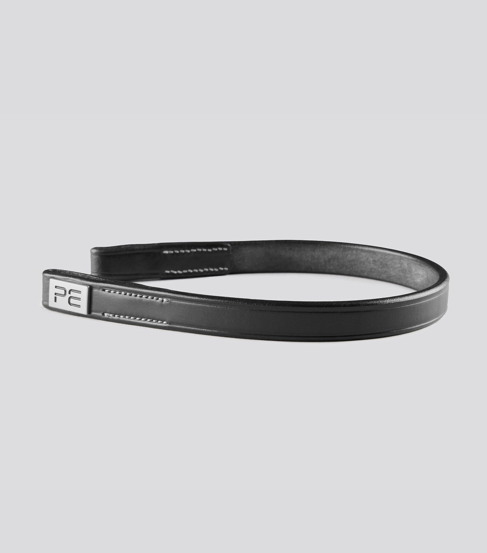 Description:plain browband for hunter bridle_Colour:black_Position:1