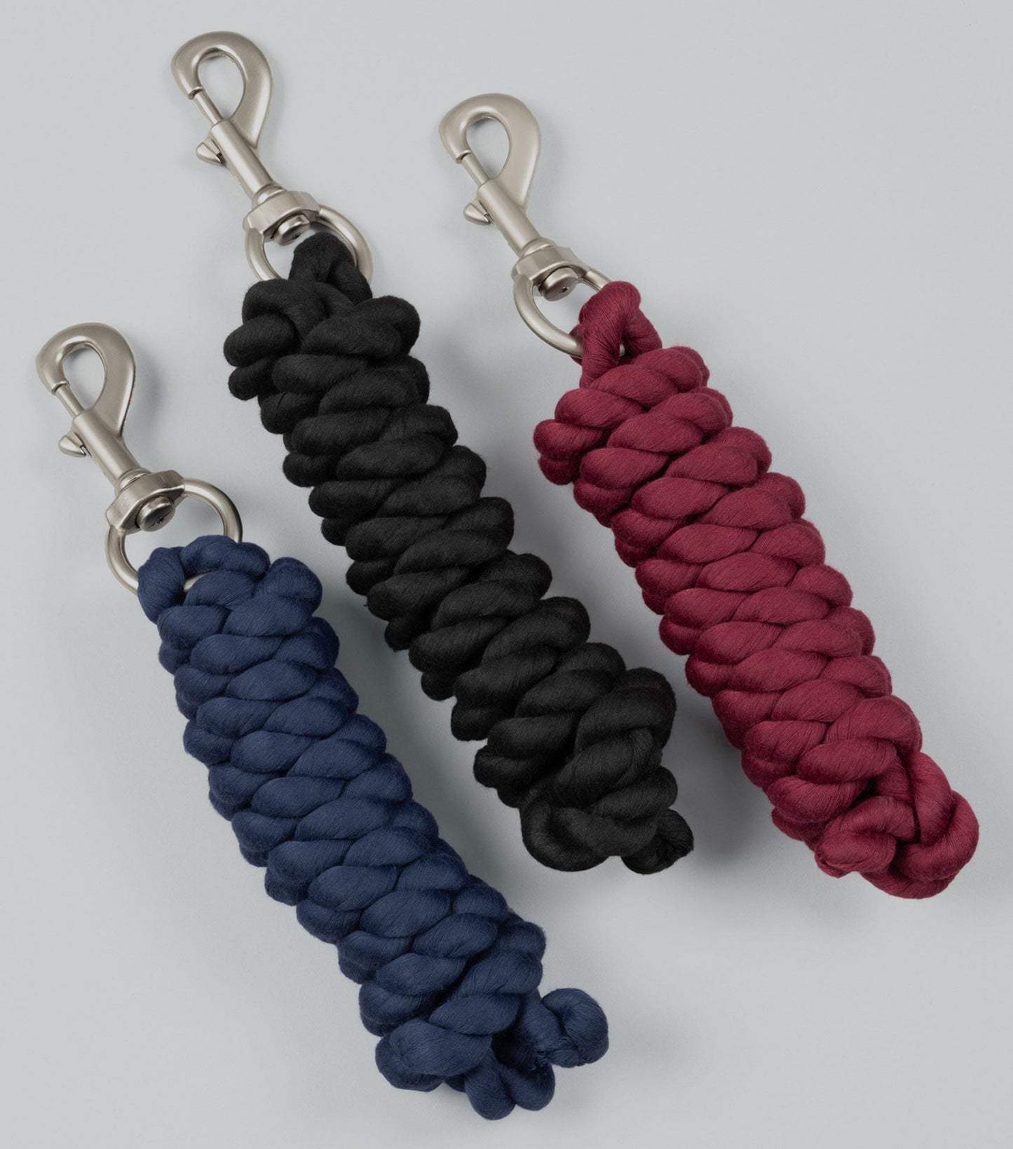 Description:Polycotton Lead Rope: 2 Meters_Colour:Black_Position:2