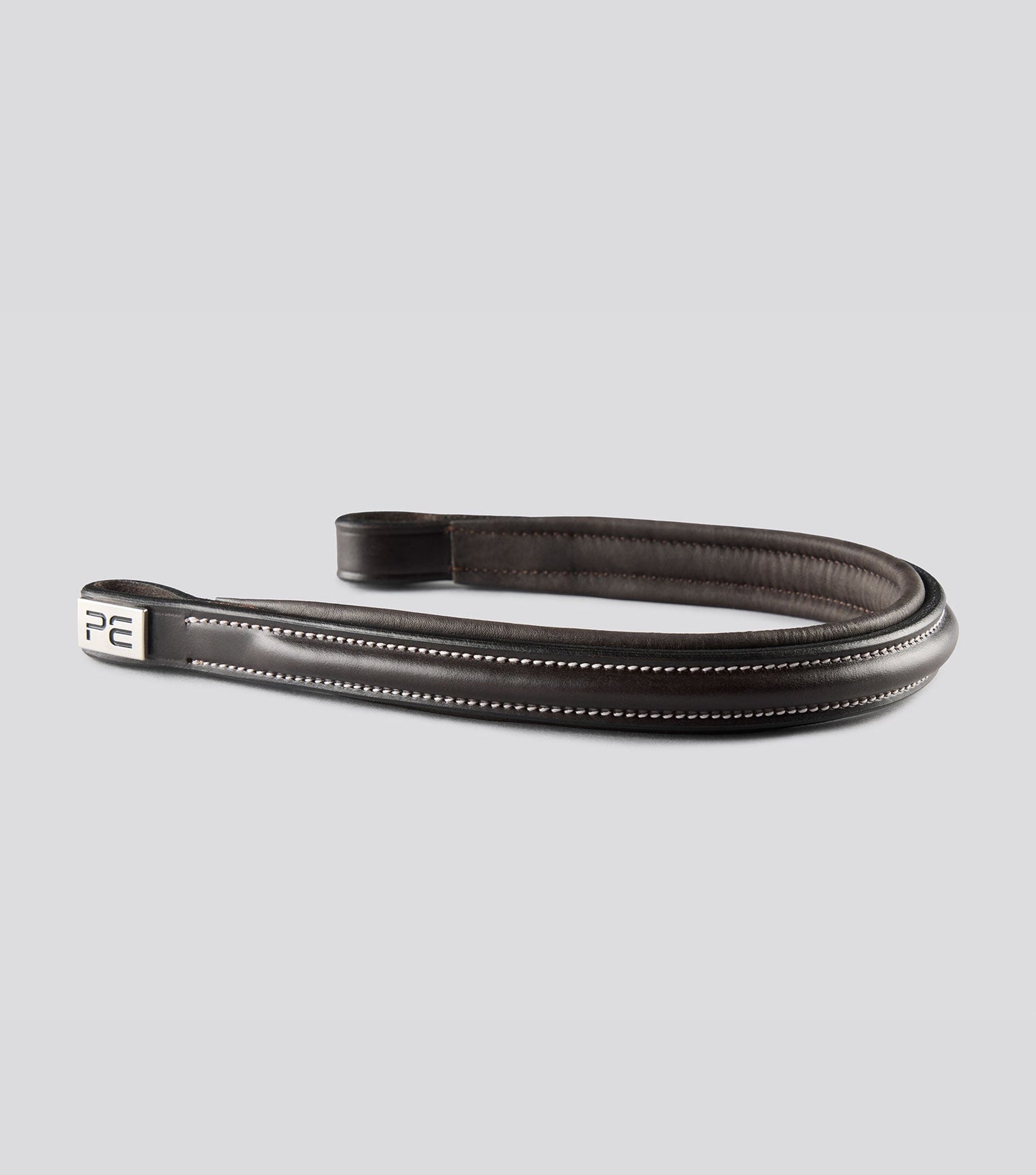 Description:Pro elevator padded browband_Colour:dark havana_Position:1
