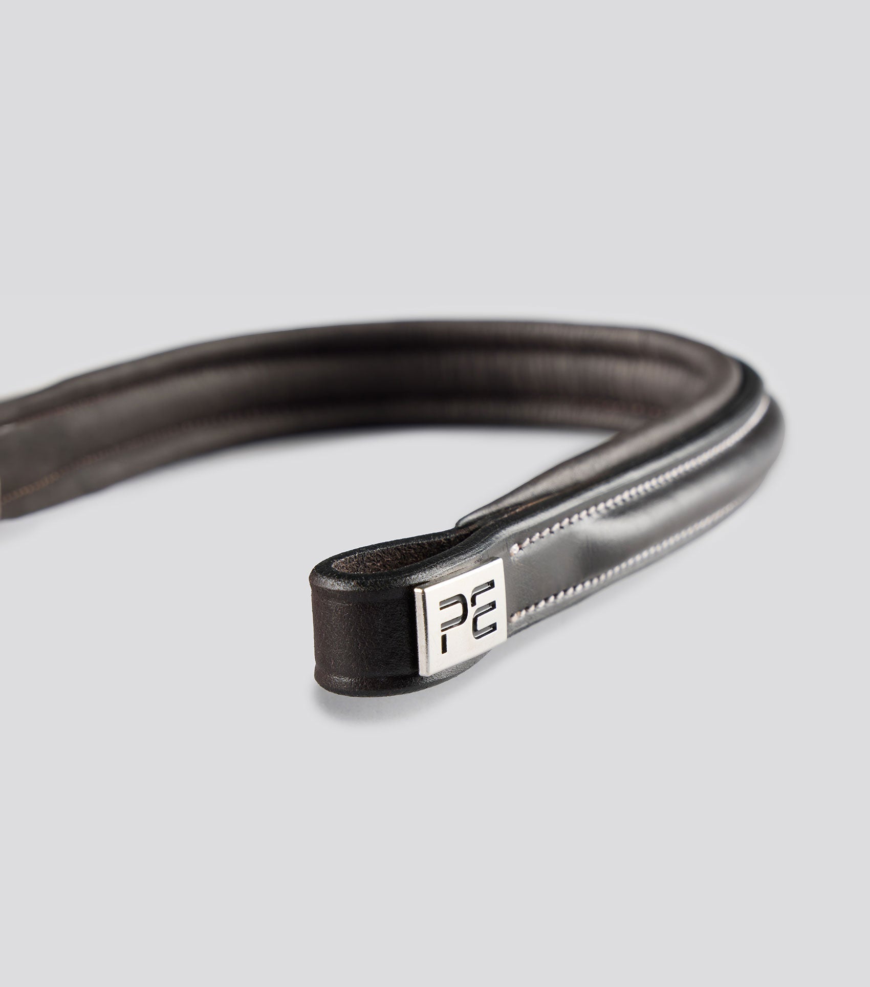 Description:Pro elevator padded browband_Colour:dark havana_Position:4