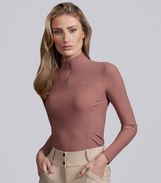 Description:Prospero long sleeve top_Colour:Rosewood_Position:1