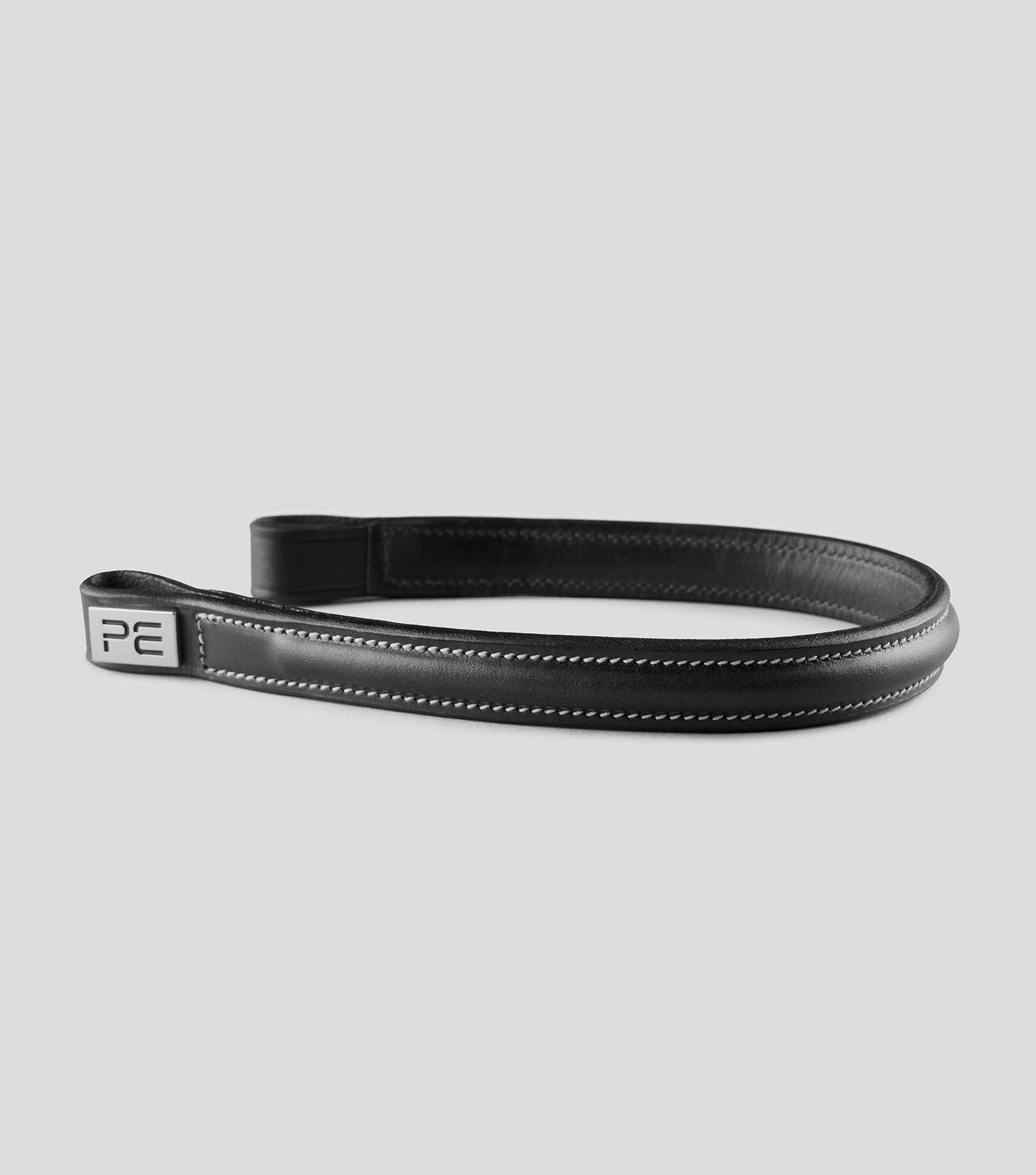 Description:Raised browband for raised jumping bridle_colour:black_position:1