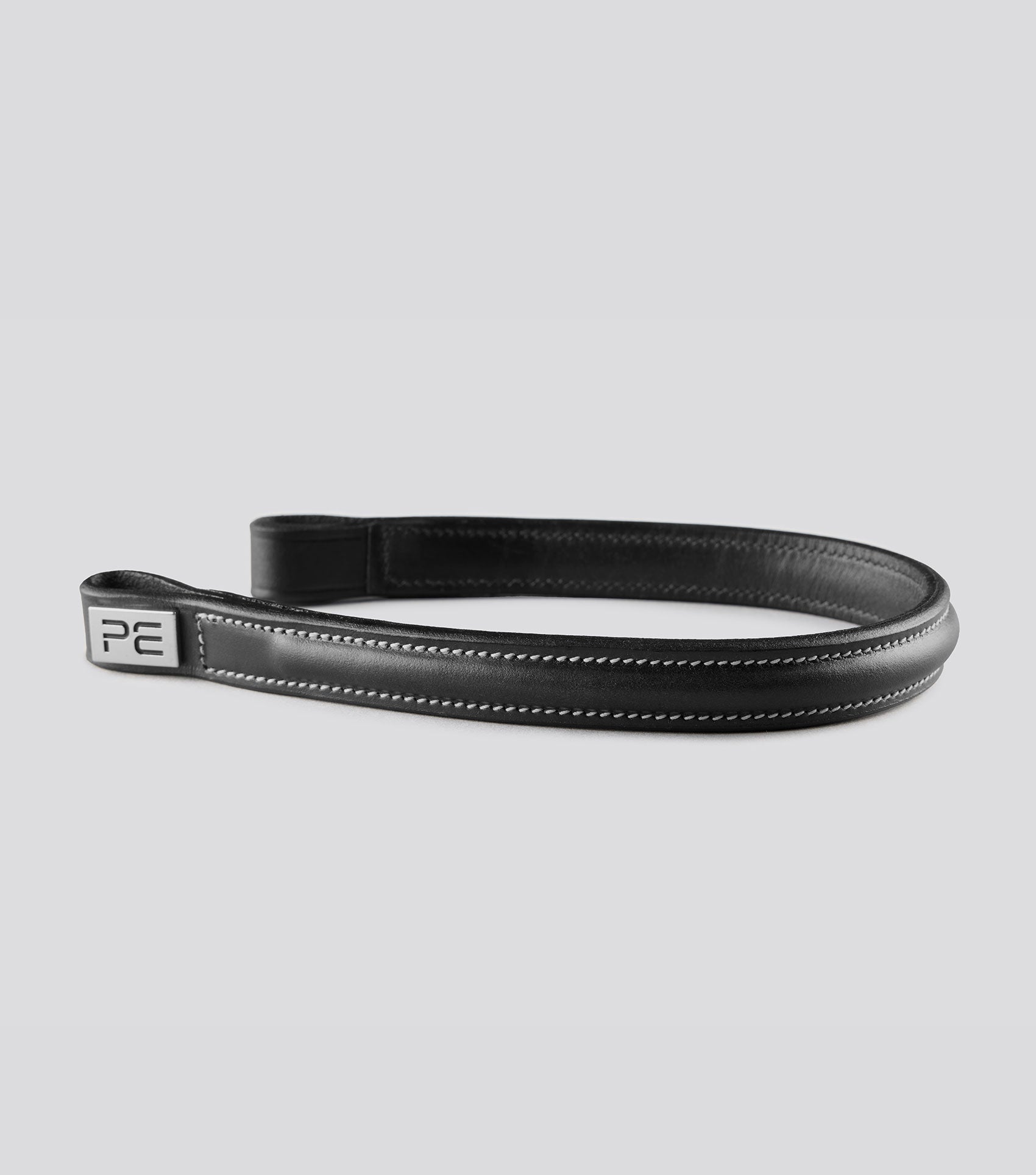Description:Raised browband for raised jumping bridle_colour:black_position:1