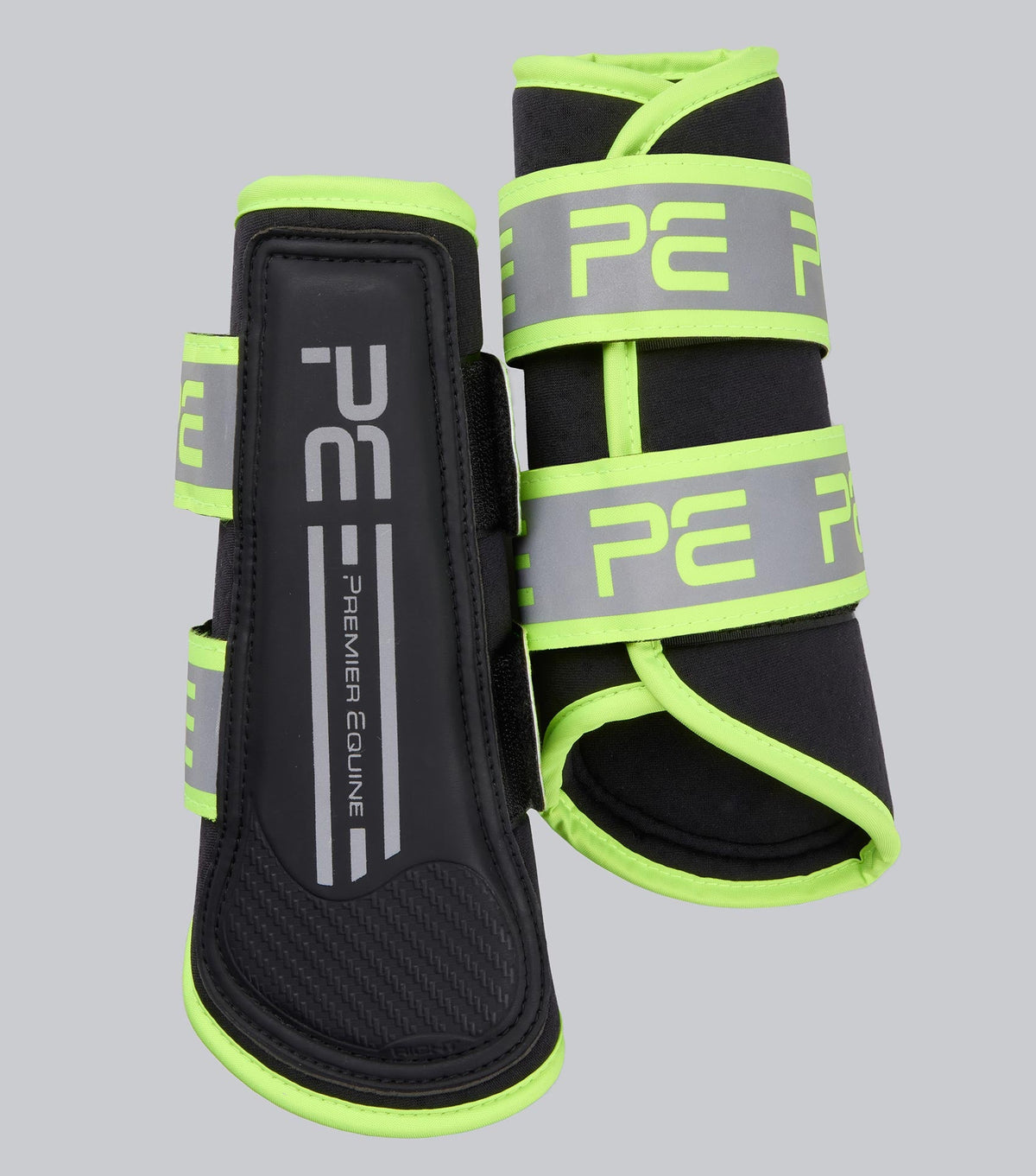 Description:reflective brushing boots_colour_black_position:2
