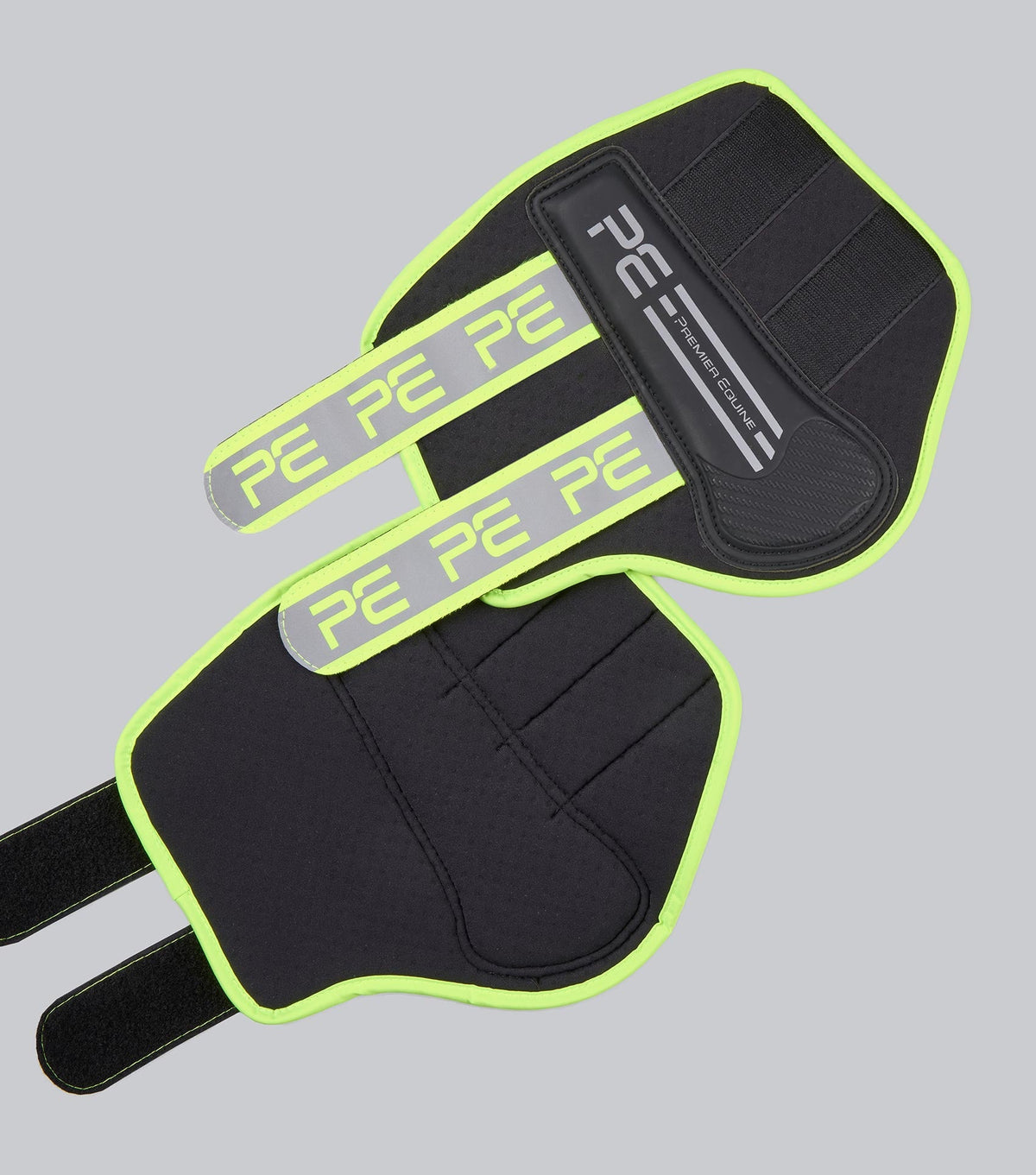 Description:reflective brushing boots_colour_black_position:4
