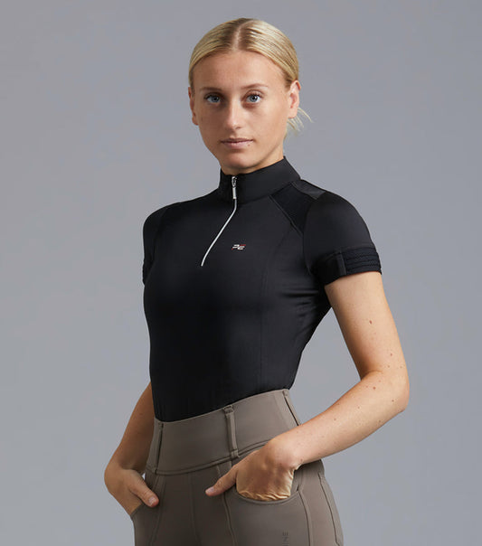 Premier Equine Remisa Ladies Technical Short Sleeved Riding Top