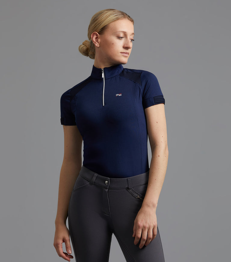 Premier Equine Remisa Ladies Technical Short Sleeved Riding Top