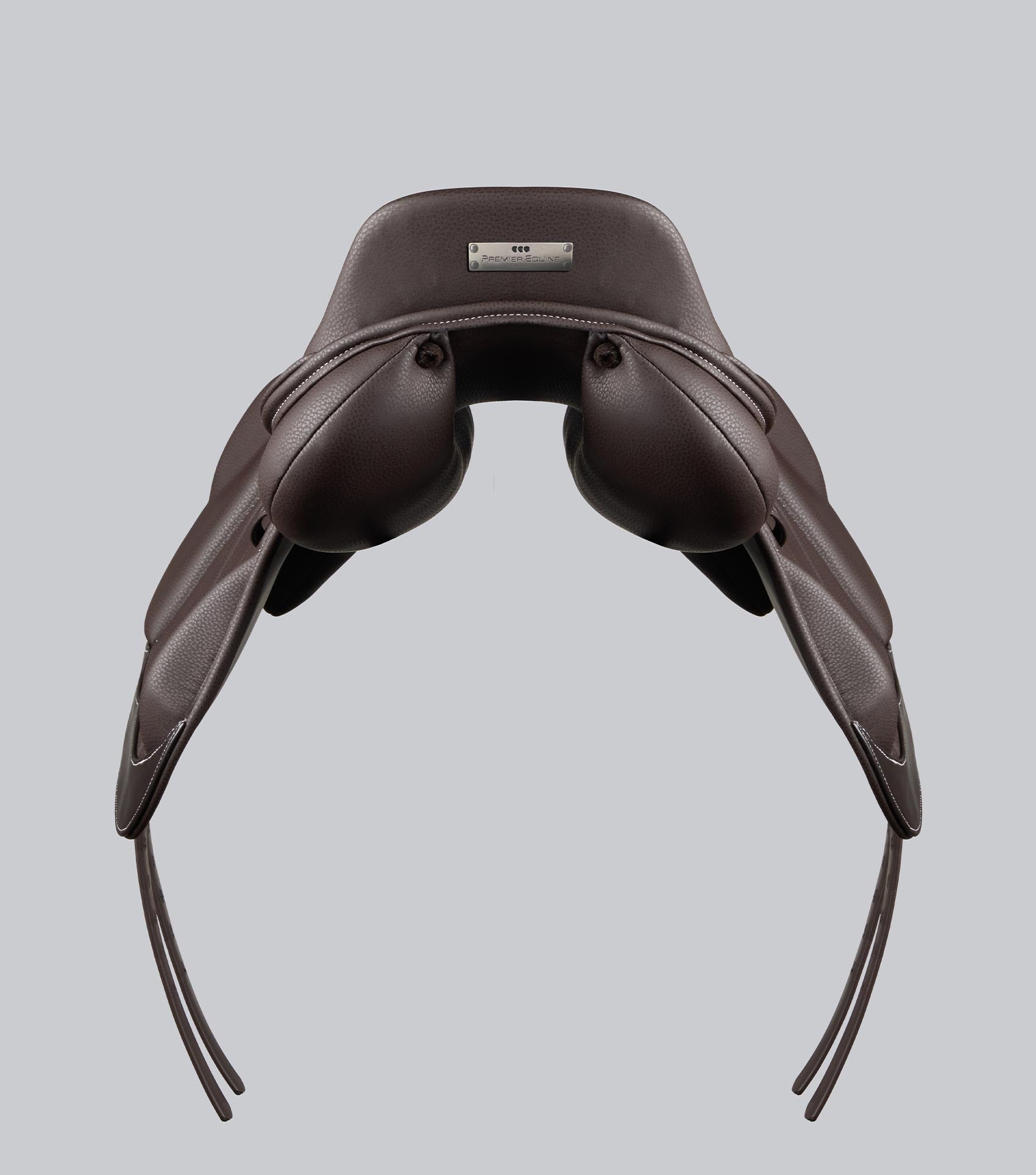 Description:Rouen Syntetic Mono Flap Cross Country  Saddle_Colour:dark havana_Position:5