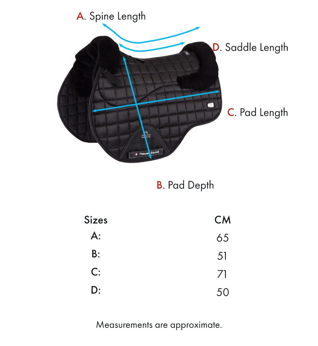 Premier Equine Atlantis CC Satin Wool GP/Jump Square