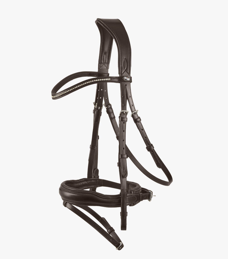 Premier Equine Stellazio Anatomic Snaffle Bridle with Flash