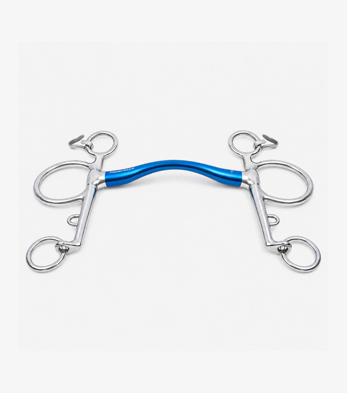 Premier Equine Sweet Iron Pelham Long Curb Ported Mullen