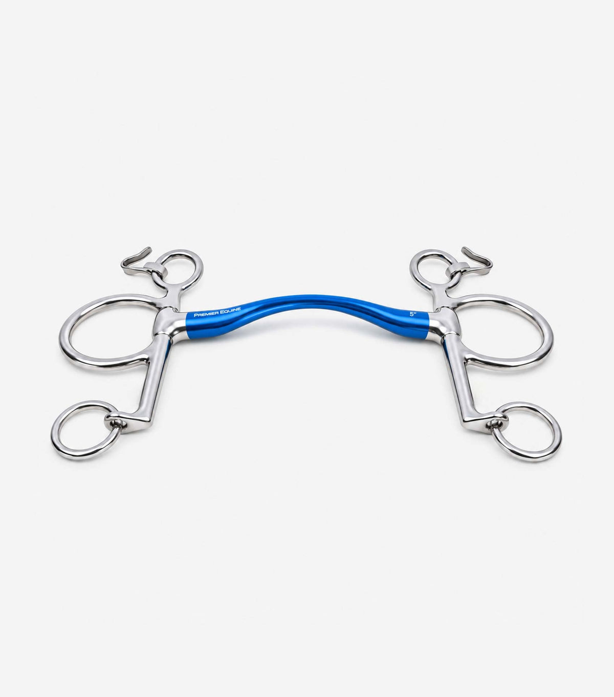 Premier Equine Sweet Iron Pelham Short Curb Ported Mullen