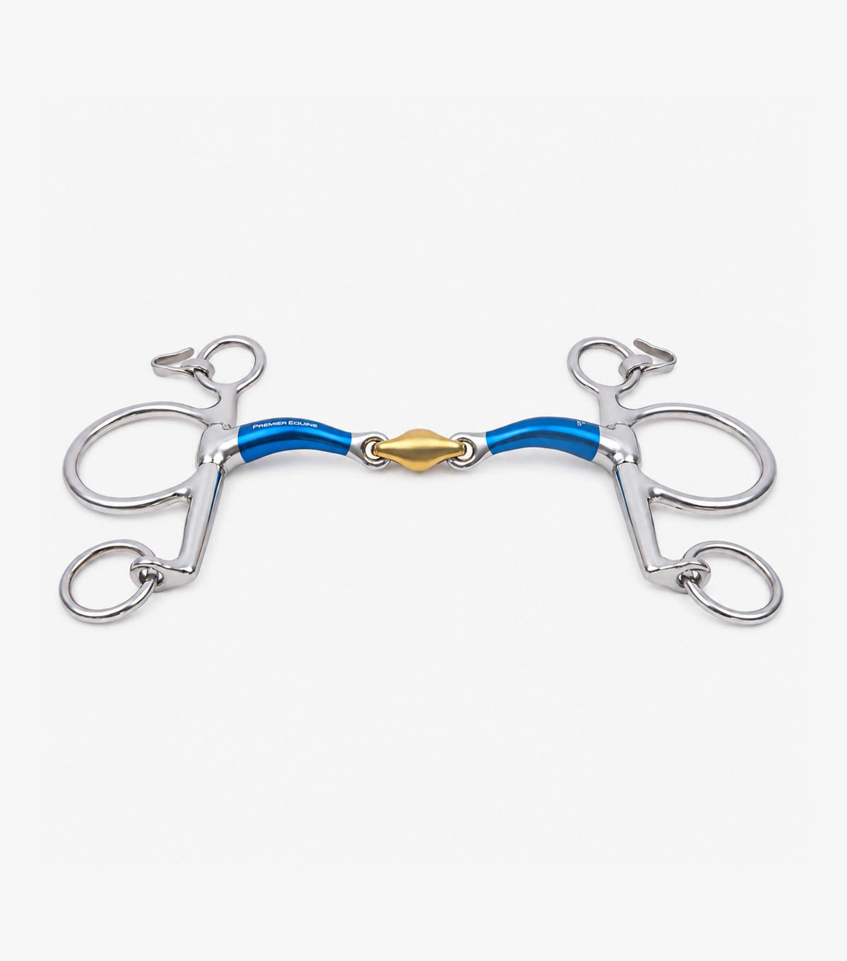 Premier Equine Sweet Iron Pelham Short Curb with Aurion Lozenge