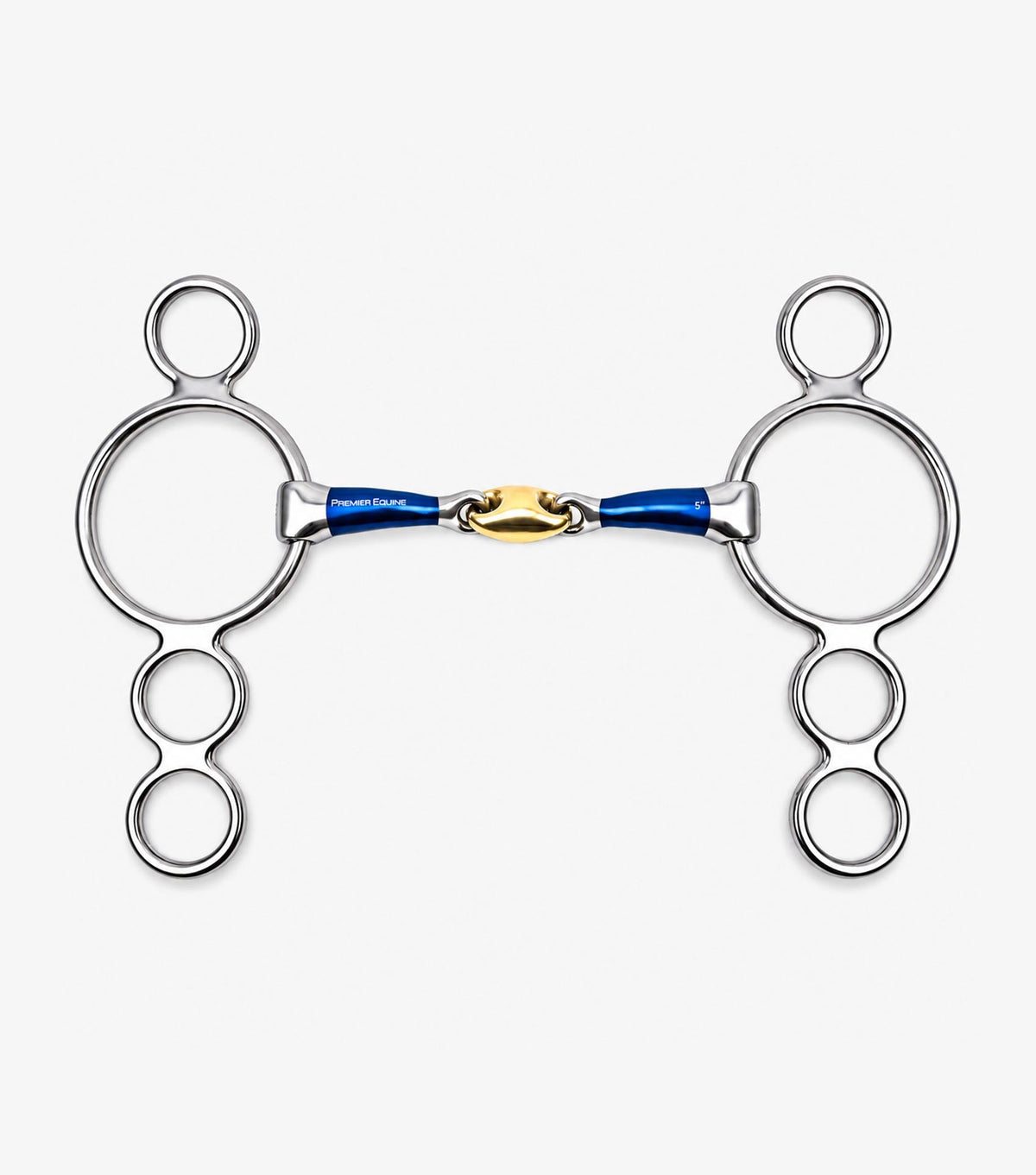 Premier Equine Sweet Iron Three Ring Elevator with Aurion Lozenge