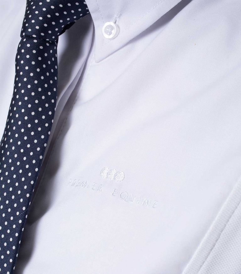 Premier Equine Tessa Ladies Long Sleeve Tie Show Shirt (cream or white)