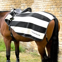 Premier Equine Vellus Horse Fleece Exercise Rug Green/White