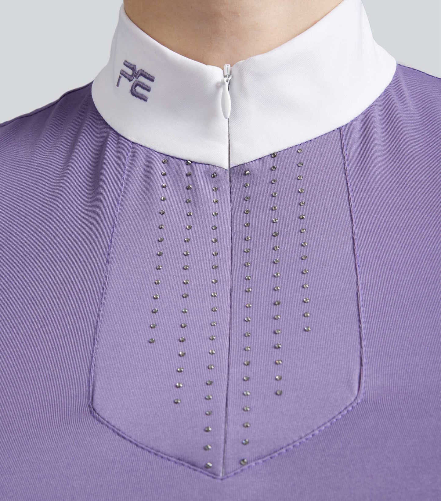 Description:alani short sleeved riding top_Colour:Amethyst_Position:15