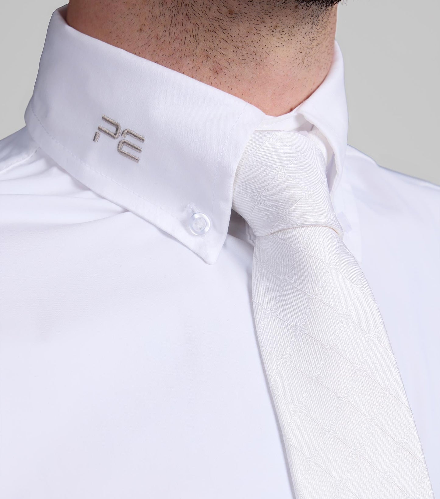 Description:Andate Men's Long Sleeve Show Shirt_Colour:White_Position:3