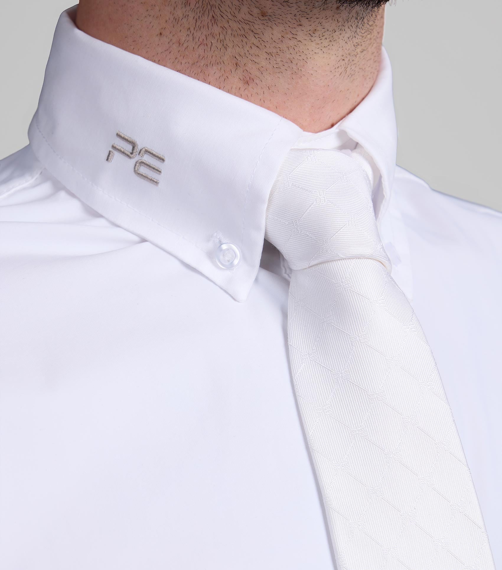 Description:Andate Men's Long Sleeve Show Shirt_Colour:White_Position:3