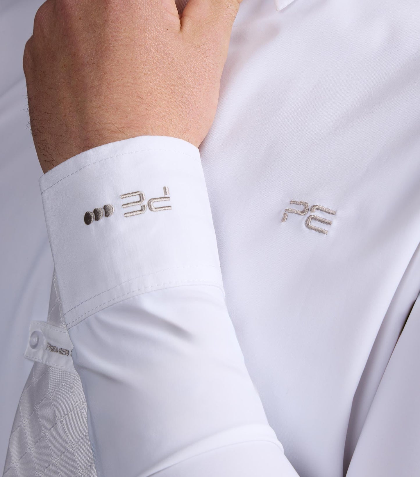 Description:Andate Men's Long Sleeve Show Shirt_Colour:White_Position:5