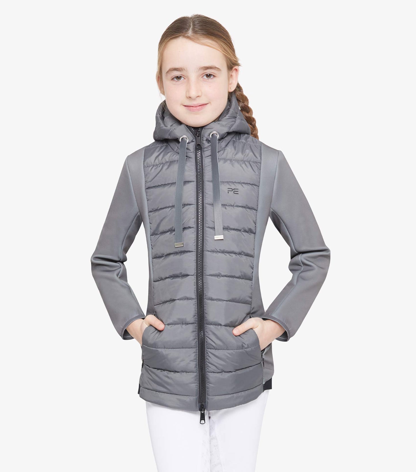 Premier Equine Arion Junior Riding Jacket With Hood (boys and girls)