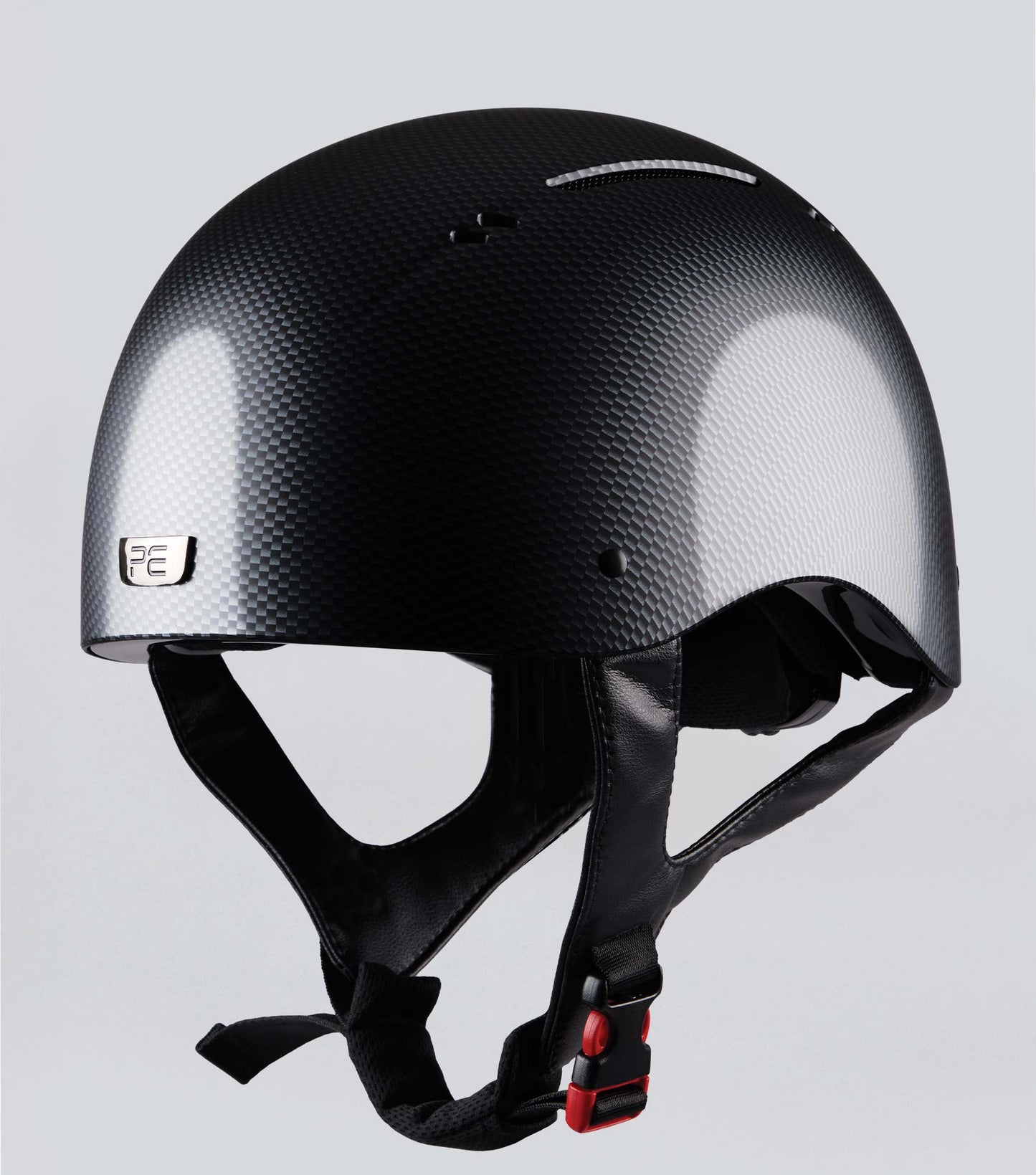 Description:Artemis Jockey Skull Helmet_Colour:Carbon Shield_Position:5