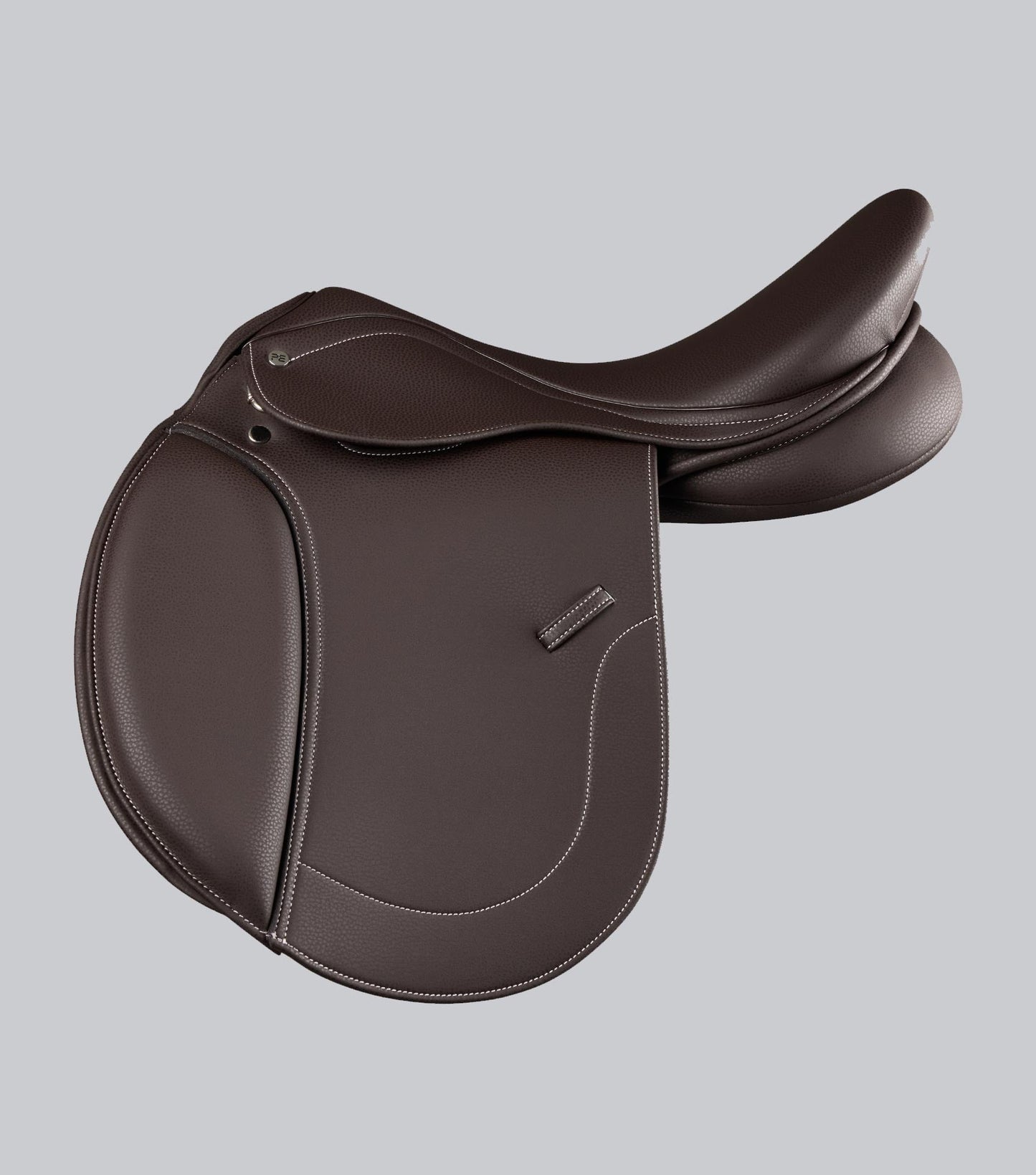 Description:Bourges Synthetic GP Saddle_Colour:Brown_Position:3