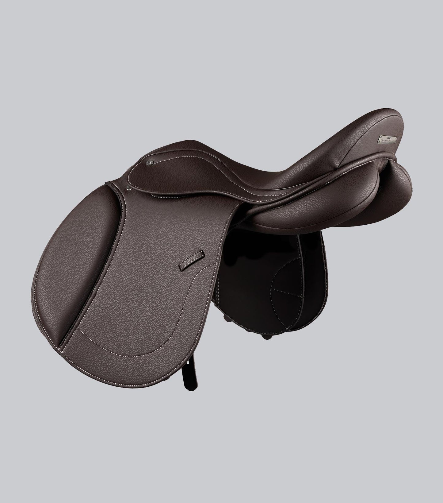 Description:Bourges Synthetic GP Saddle_Colour:Brown_Position:4
