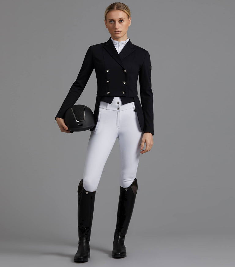 Premier Equine Capriole Ladies Short Tail Dressage Jacket (Black)