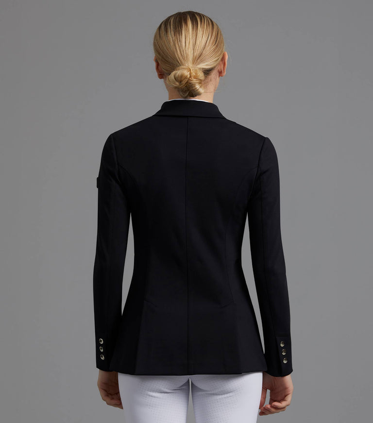 Premier Equine Capriole Ladies Short Tail Dressage Jacket (Black)