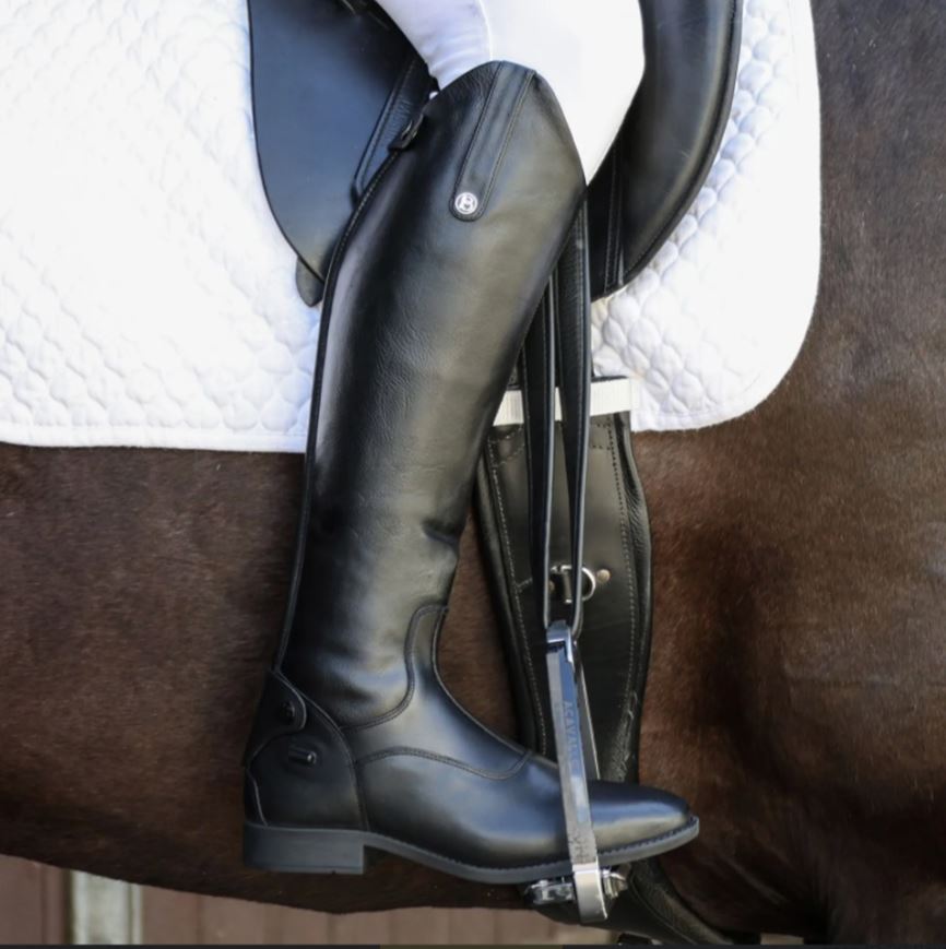 Brogini Casperia Long Leather Riding Boots (Black)