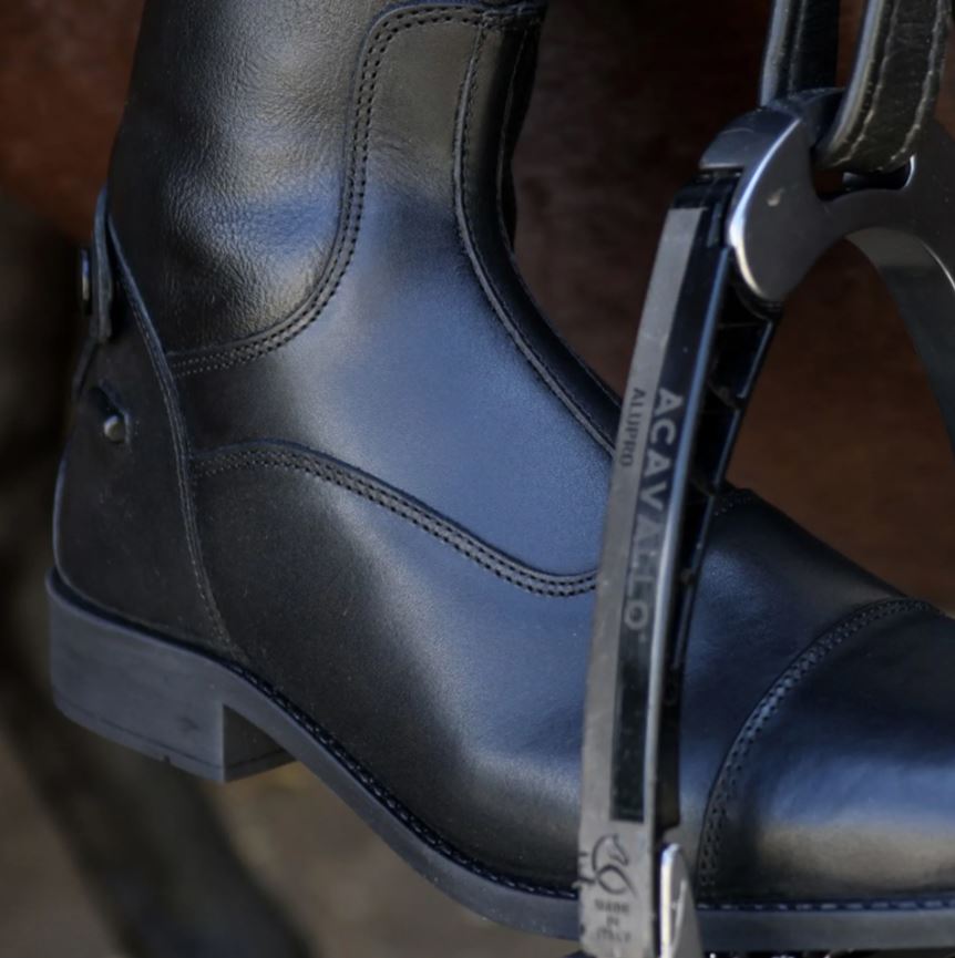 Brogini Casperia Long Leather Riding Boots (Black)