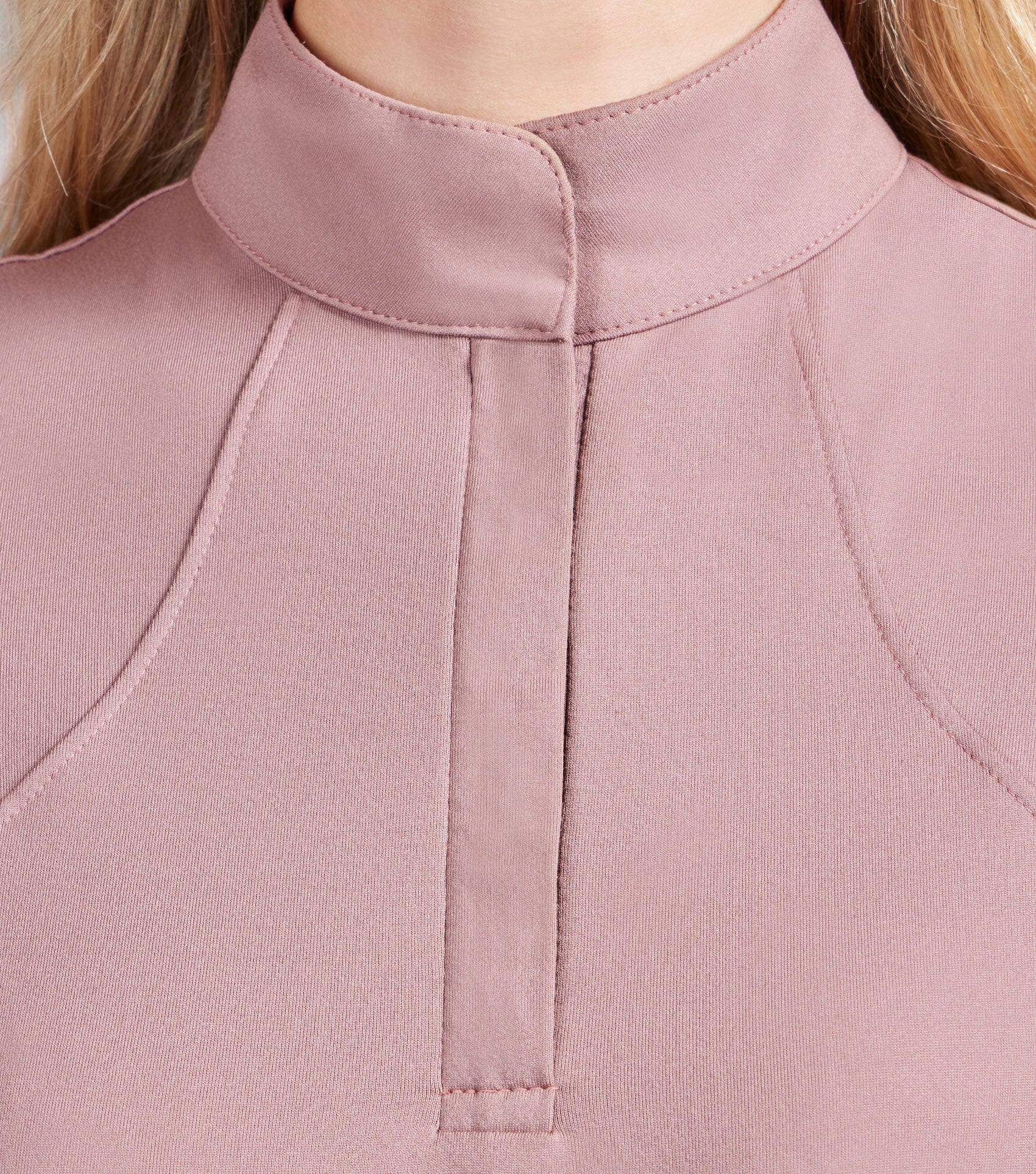 Description:Catori Long Sleeve Base layer_Colour:Dusty Rose_Position:4