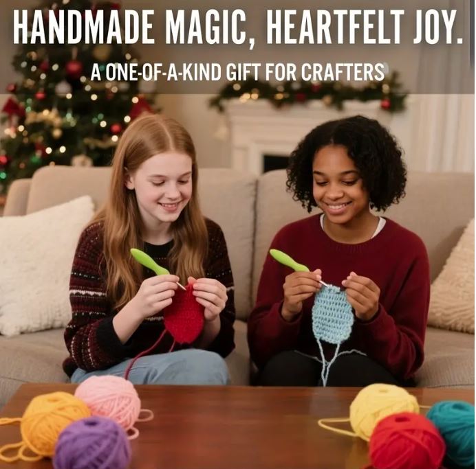 Crochet kit - brown highland cow